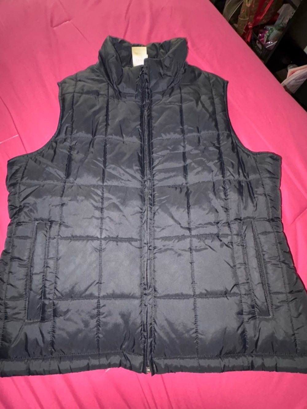 Classic women's  Quilted Puffer Vest - Black